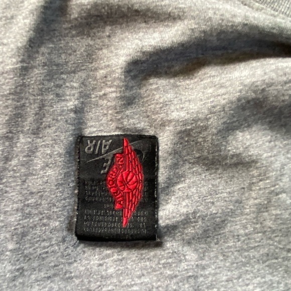 Vintage ‘00 Air Jordan Jumpman Wings Gray T-Shirt Size: Medium - Picture 5 of 8
